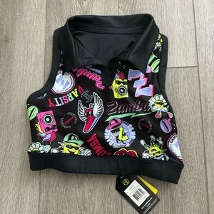 Zumba ZW varsity crop tank